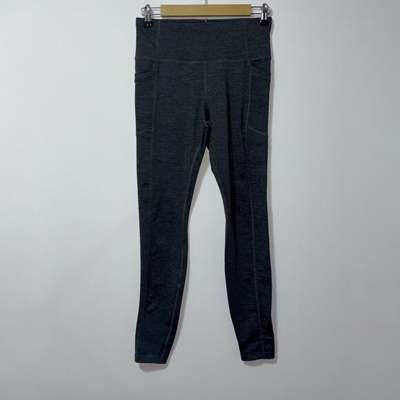 AVIA Women’s High-Waisted Leggings with Pockets - Size S (4-6) - Charcoal Gray - Picture 1 of 6